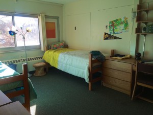 Dorm room and Lounge
