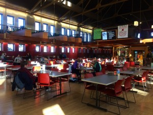 Cafe and study area